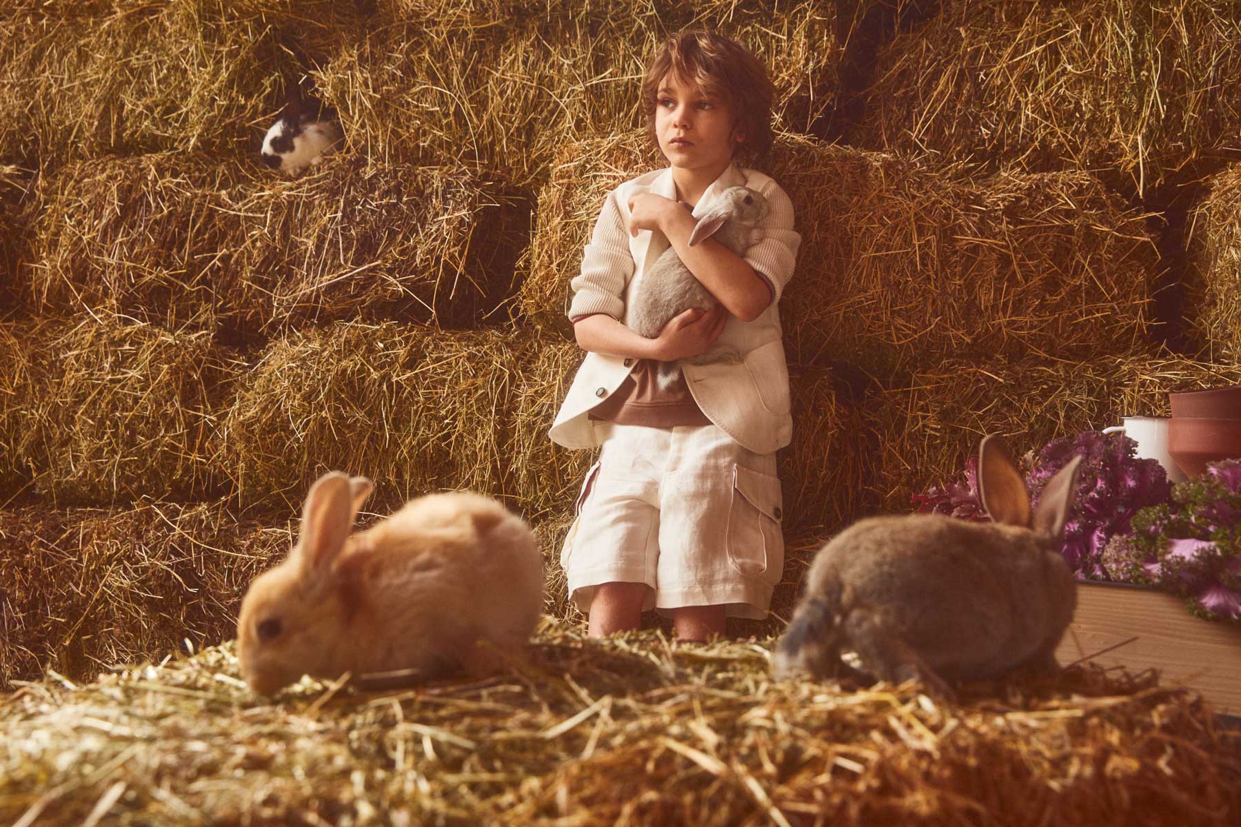 Kids fashion advertising campaign for Brunello Cucinelli by Federico Leone - Image 07