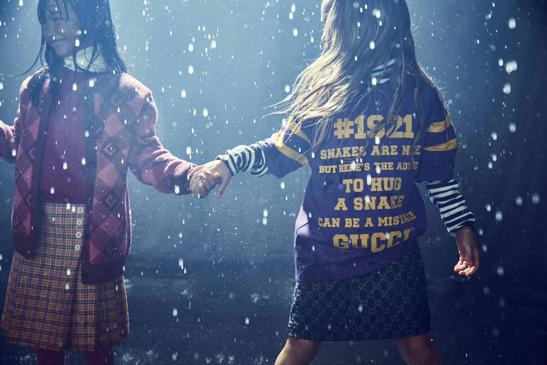 Kids fashion advertising campaign for Gucci - Image 01