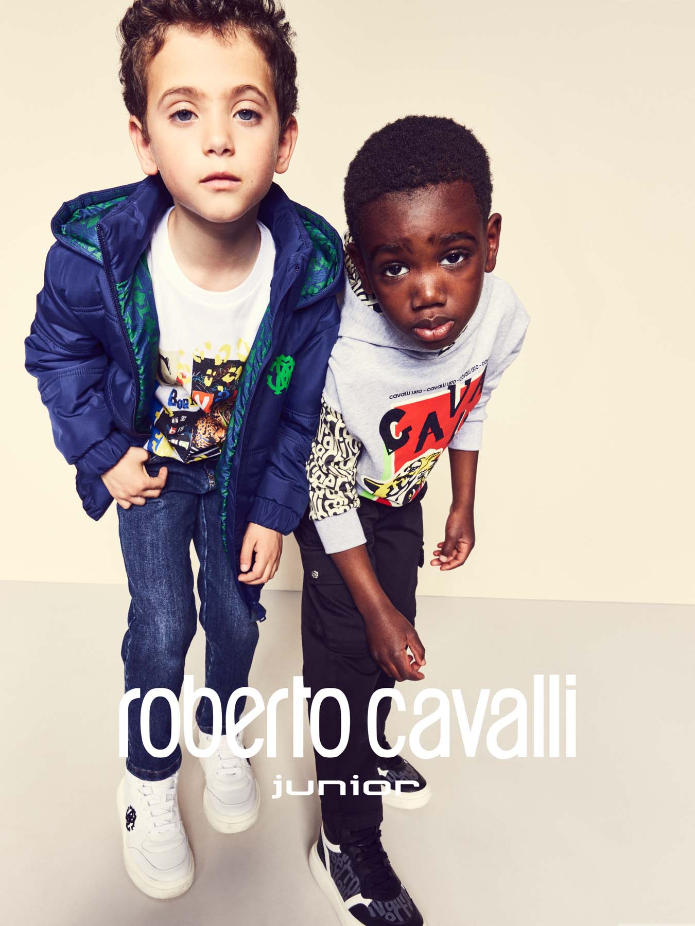 Roberto Cavalli Junior campaign boys streetwear - creative director photographer Federico Leone Milano