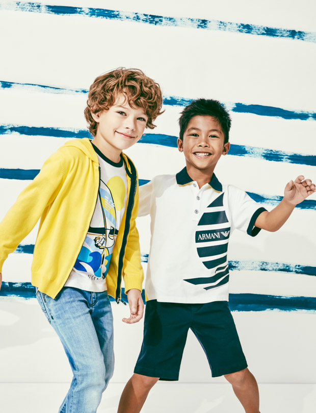 ARMANI JUNIOR kids fashion adv, fotografo Federico Leone - Milano - Image 11