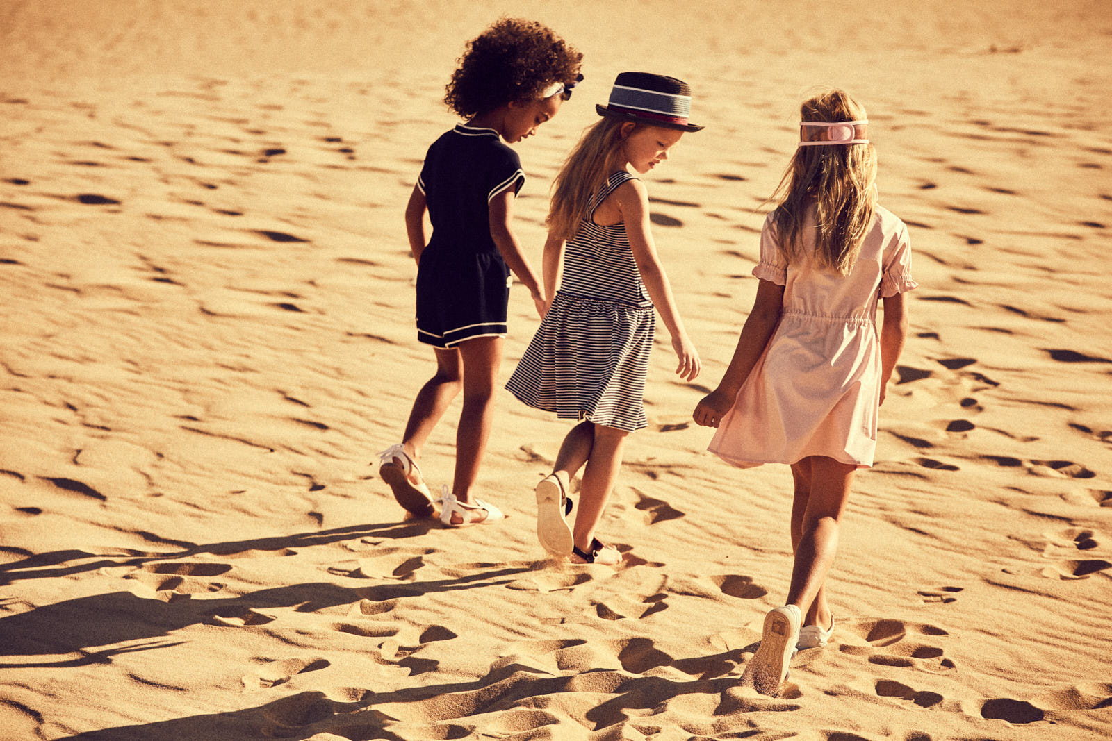 Armani kids fashion campaign shot on Sardinian sand dunes by Federico Leone - Image 04