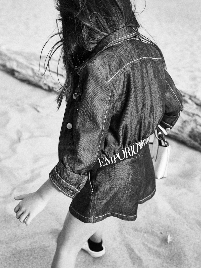 Armani kids fashion campaign shot on Sardinian sand dunes by Federico Leone - Image 06