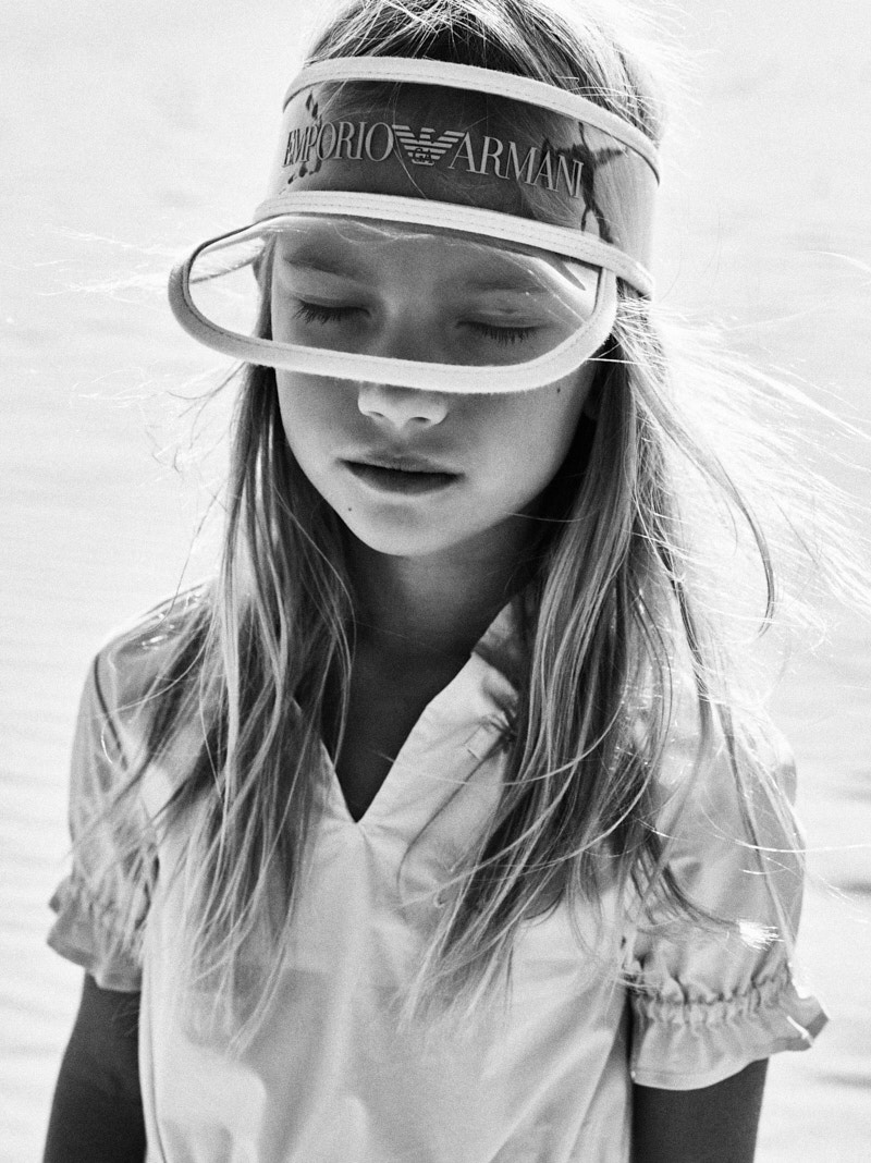 Armani kids fashion campaign shot on Sardinian sand dunes by Federico Leone - Image 07