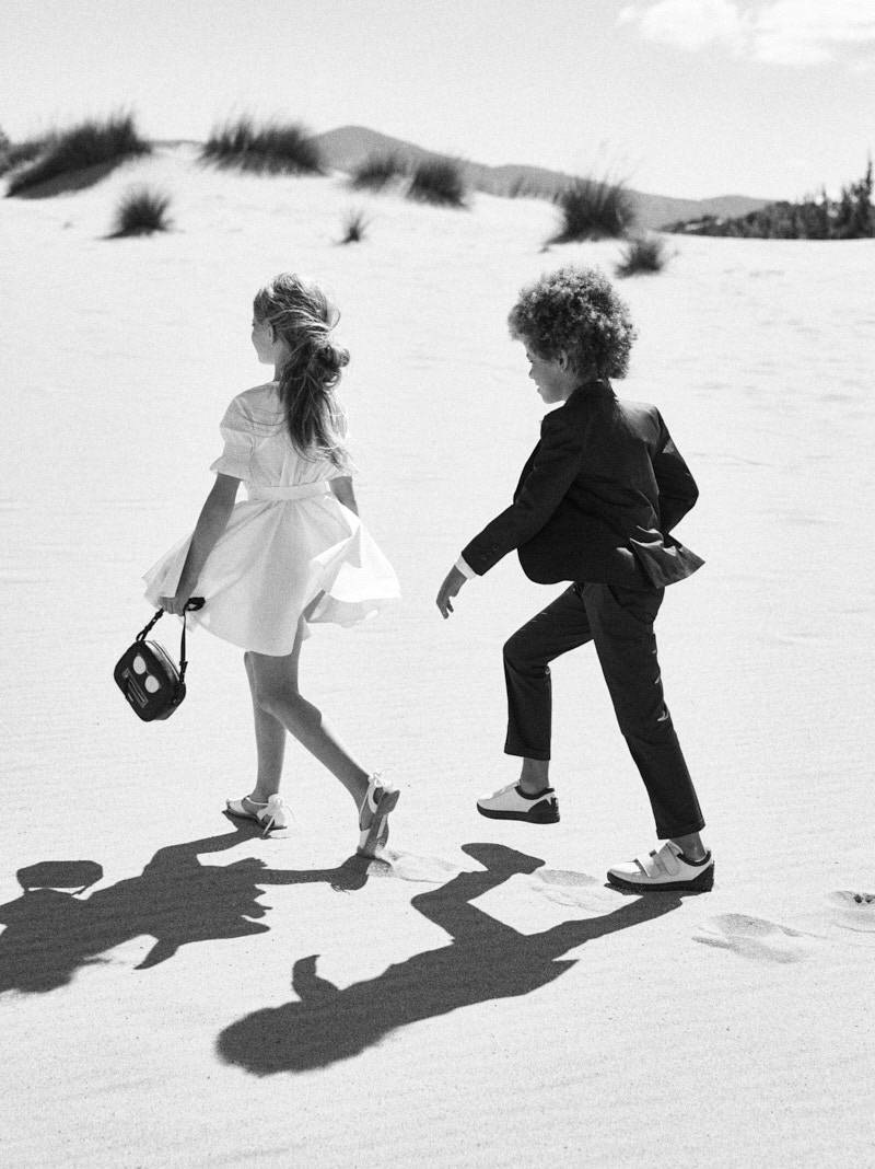 Armani kids fashion campaign shot on Sardinian sand dunes by Federico Leone - Image 09
