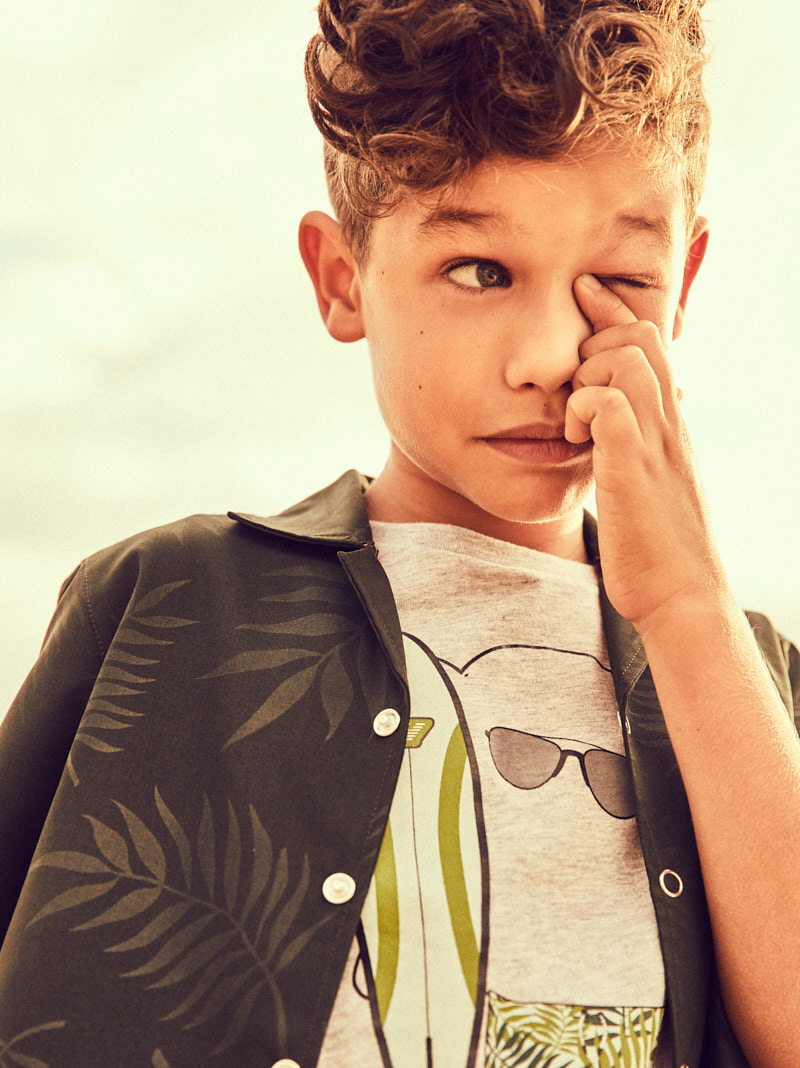 Armani kids fashion campaign shot on Sardinian sand dunes by Federico Leone - Image 11