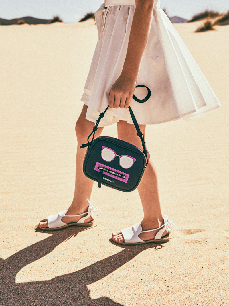 Armani kids fashion campaign shot on Sardinian sand dunes by Federico Leone - Image 13