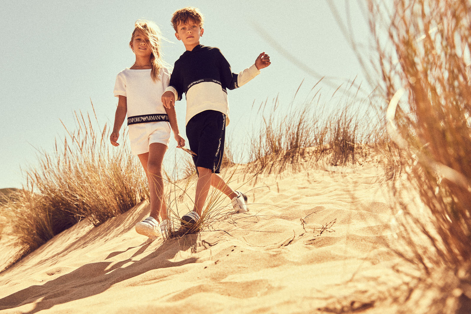 Armani kids fashion campaign shot on Sardinian sand dunes by Federico Leone - Image 15