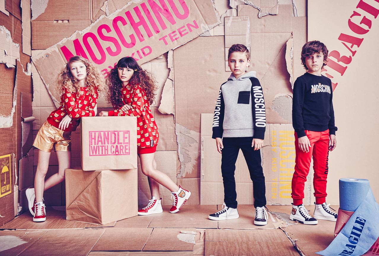 Kids fashion advertising campaign for Moschino by Federico Leone - Image 02