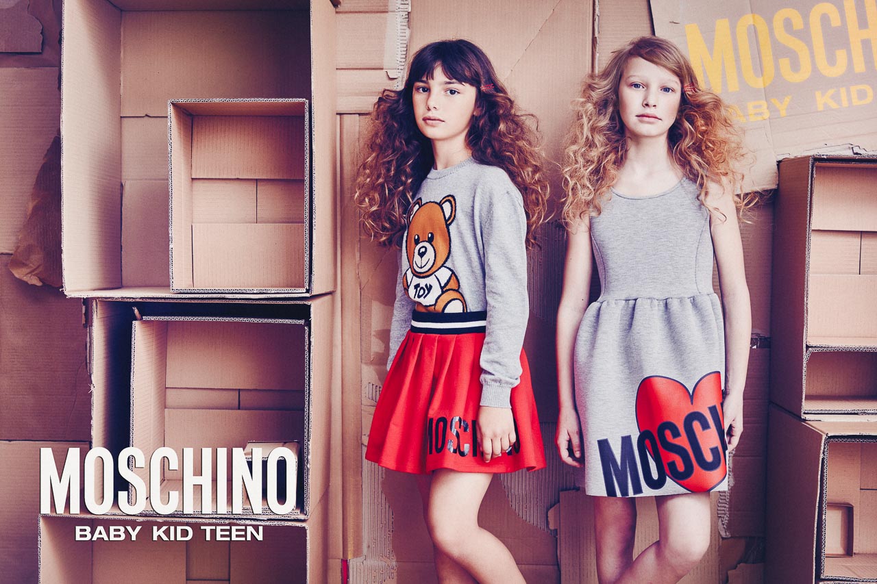 Kids fashion advertising campaign for Moschino by Federico Leone - Image 04