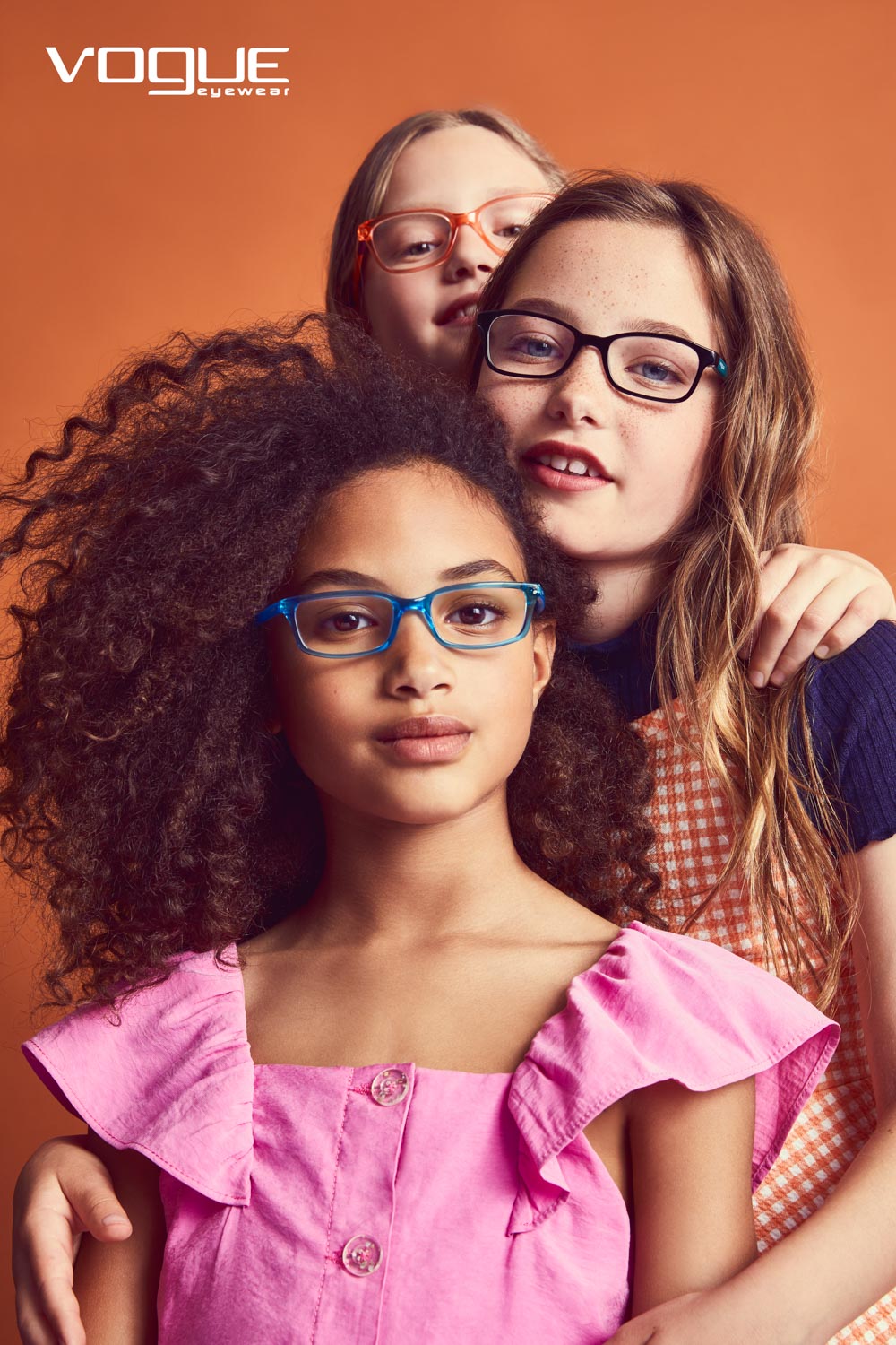 Kids fashion advertising campaign for Vogue Eyewear Luxottica by Federico Leone - Image 01
