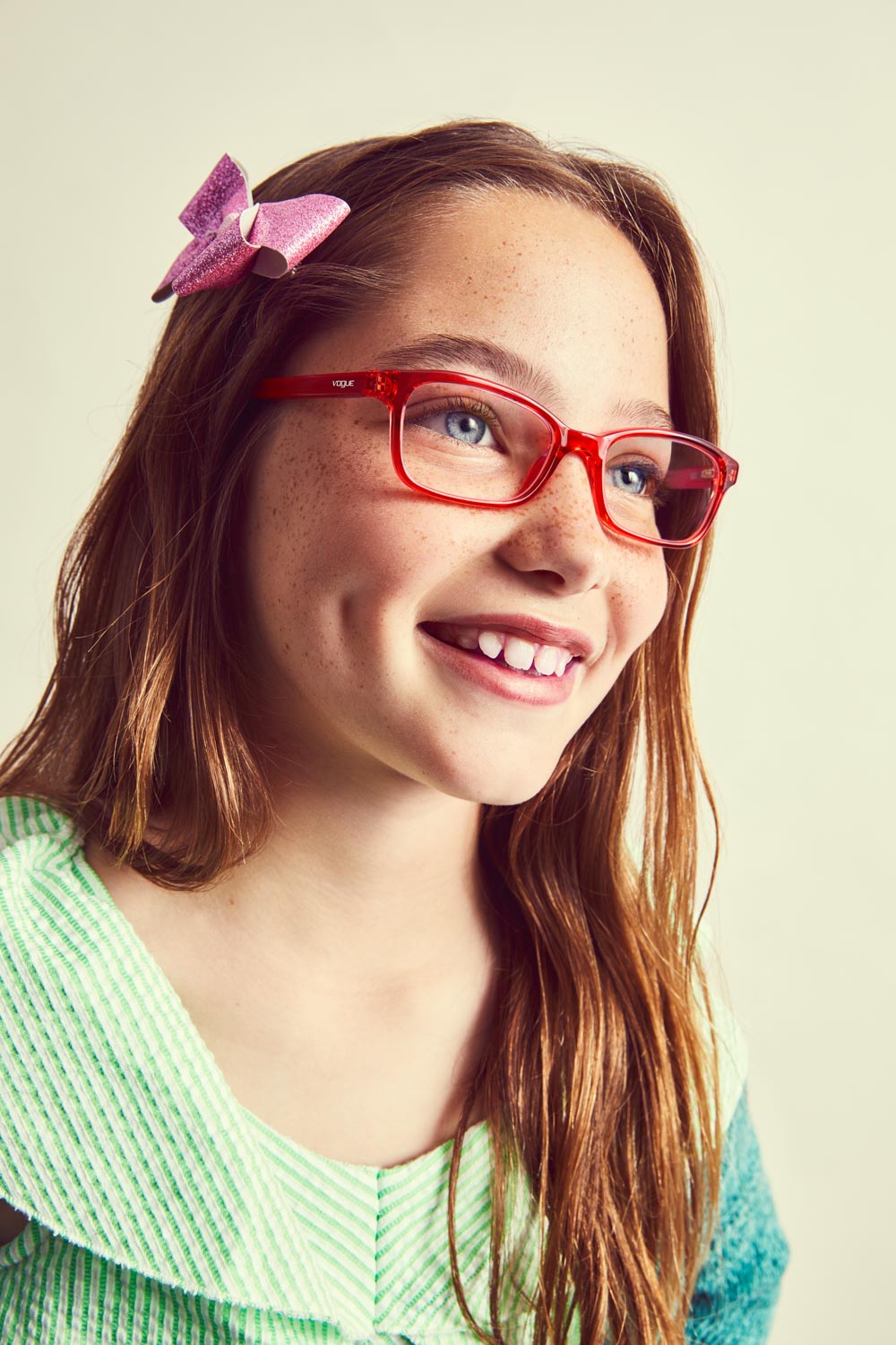 Kids fashion advertising campaign for Vogue Eyewear Luxottica by Federico Leone - Image 02