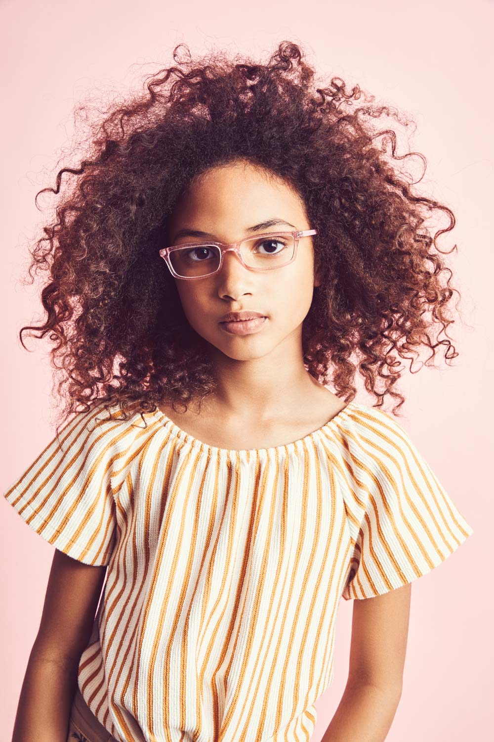 Kids fashion advertising campaign for Vogue Eyewear Luxottica by Federico Leone - Image 03