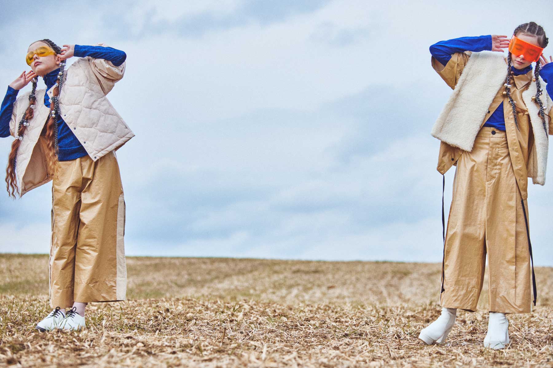 Futuristic kids fashion editorial exploring space themes for Scimparello Magazine - Image 02