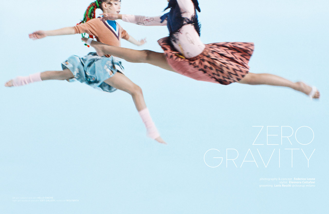 Editorial shoot for Papier Mâché, one of the most innovative kids fashion magazines in the world by Federico Leone - Image 01