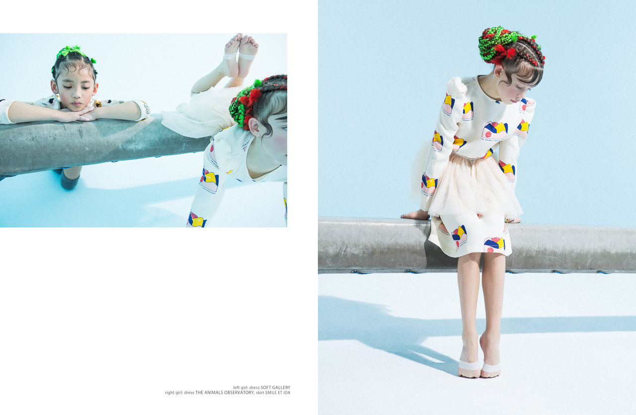 Editorial shoot for Papier Mâché, one of the most innovative kids fashion magazines in the world by Federico Leone - Image 02