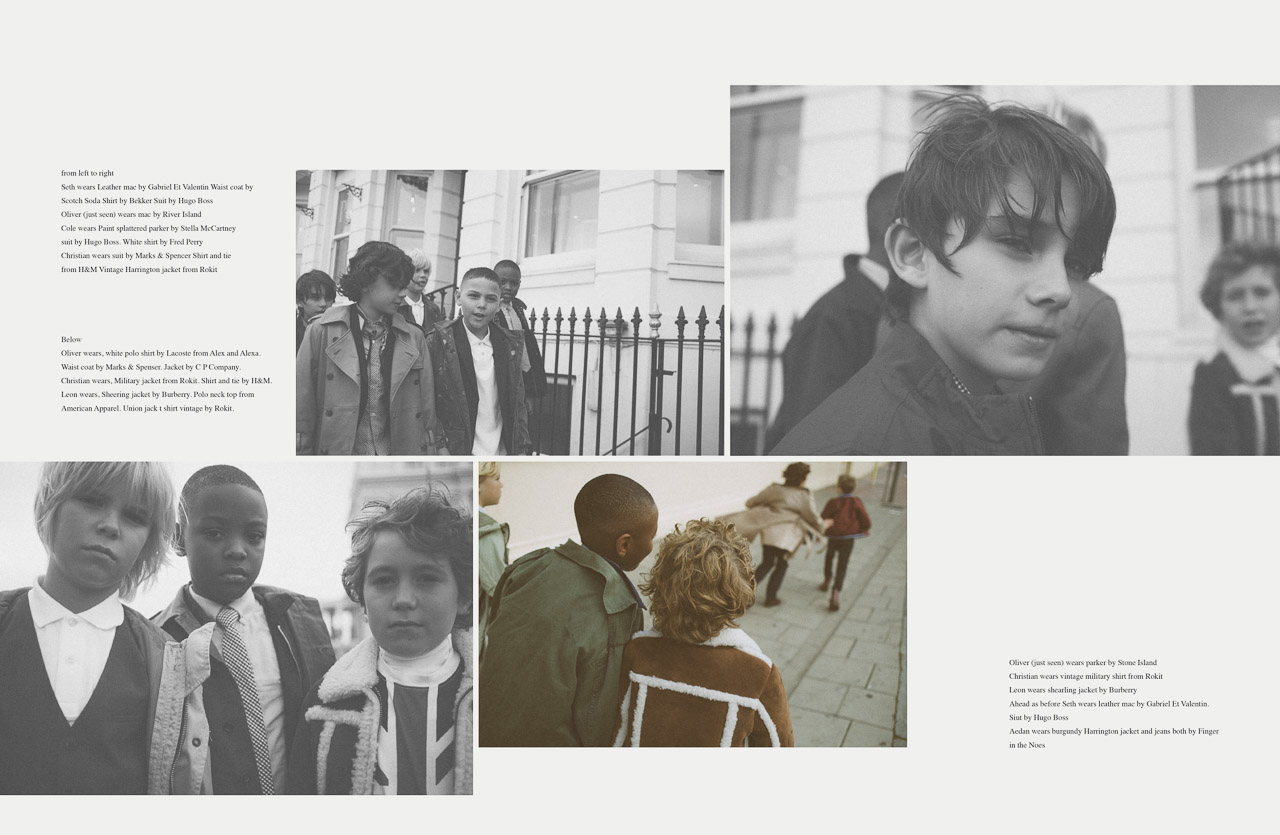 Kids fashion editorial for Papier Mâché magazine by Federico Leone - Image 04