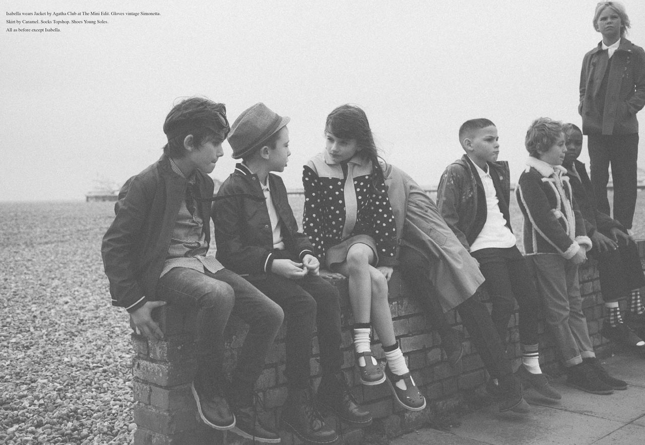 Kids fashion editorial for Papier Mâché magazine by Federico Leone - Image 11