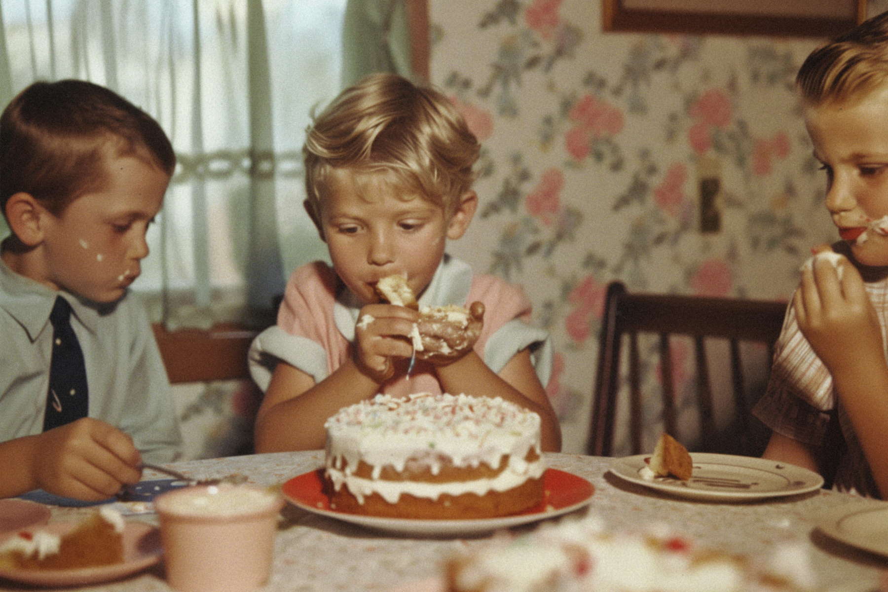 American B-Day parties — personal project by Federico Leone exploring the nostalgic charm of 1950s American children’s birthday parties - Image 09