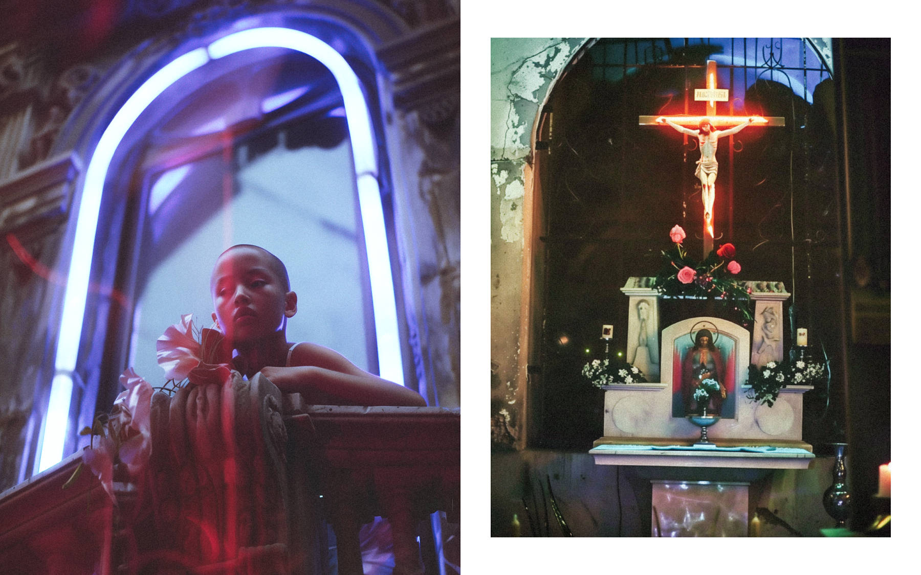 Kids fashion editorial inspired by a work by Woo Lee for CommOn Magazine issue 7, titled BE’O: SAINT PIO, SACRED PEACE. - Image 05