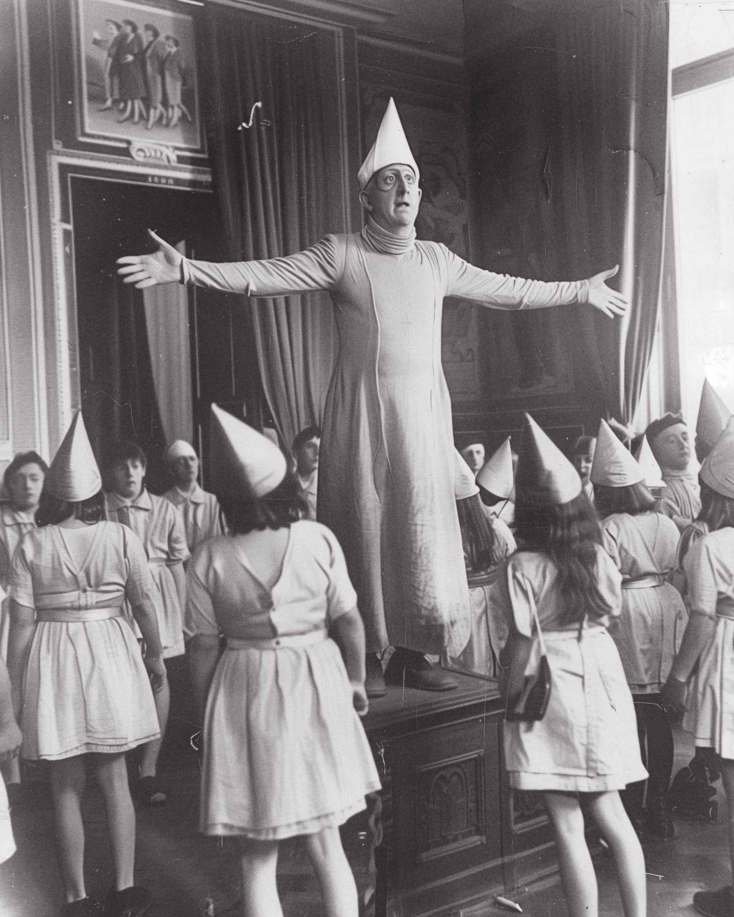 Weimar, 1934: children caught between art and absurdity in a Dadaist school play gone too far. - Image 16