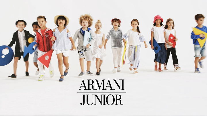 Armani Junior Spring Summer campaign by Federico Leone Milan