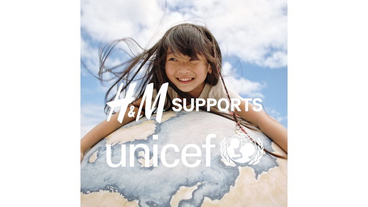 H&M supports UNICEF Instagram stories by Federico Leone